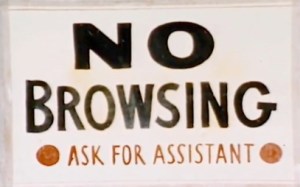 No Browsing at Birke's!